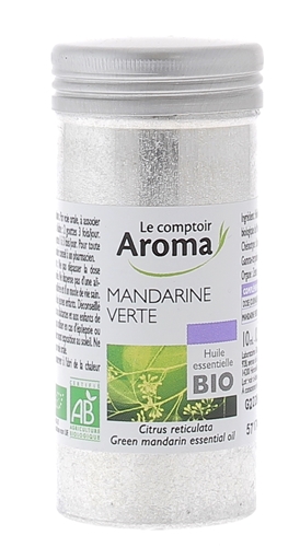 Huile essentielle de Mandarine verte bio Le Comptoir Aroma - flacon de 10 ml