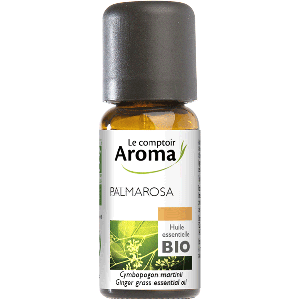 Huile essentielle de Palmarosa bio Le Comptoir Aroma - flacon de 10 ml