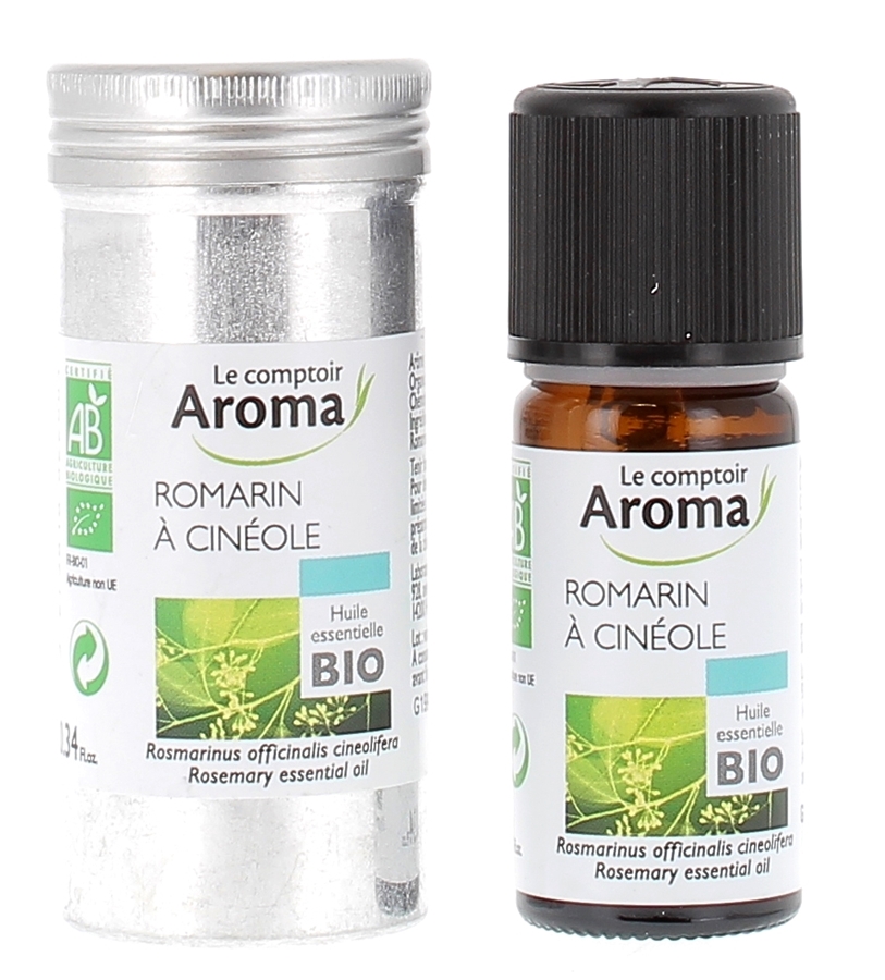 Huile essentielle de Romarin à cinéole Le Comptoir Aroma - flacon de 10 ml
