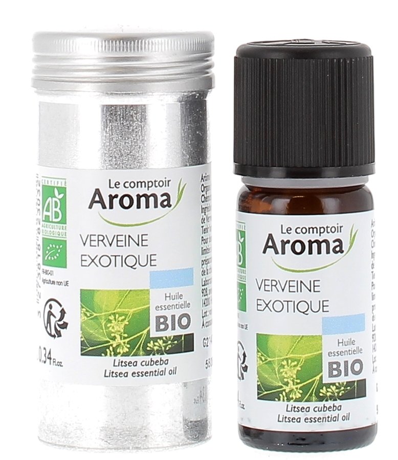 Huile essentielle de Verveine exotique Le Comptoir Aroma - flacon de 10 ml