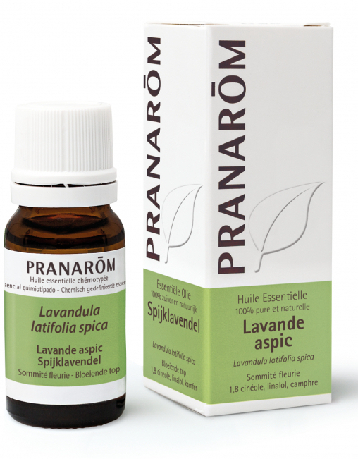 Huile essentielle de lavande aspic Pranarôm - flacon de 10 ml