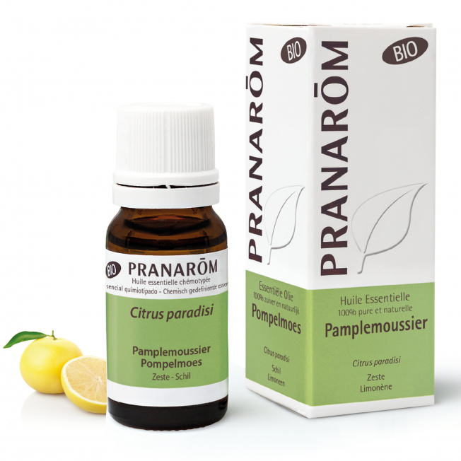 Huile essentielle de pamplemoussier bio Pranarôm - flacon de 10 ml