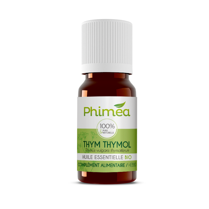 Huile Essentielle Thym Blanc à Thymol - Flacon 30 Ml - 100% Pure - Origine France