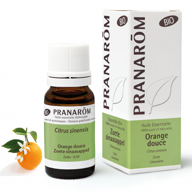 Huile essentielle d'orange douce BIO Pranarôm - flacon de 10 ml