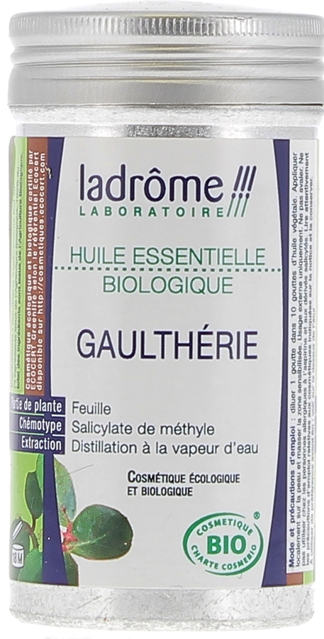 Huile essentielle gaulthérie Bio Ladrôme - Flacon de 10 ml