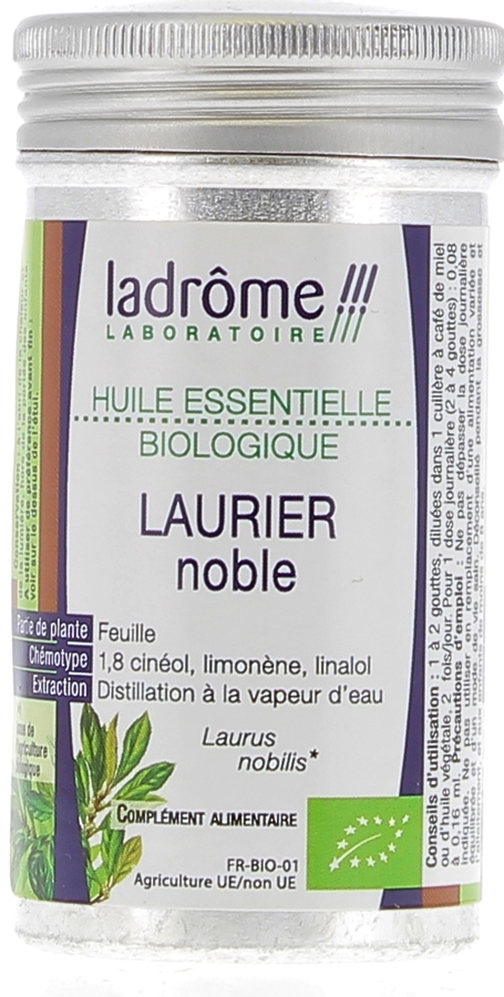 Huile essentielle laurier noble Bio Ladrôme - flacon de 5 ml