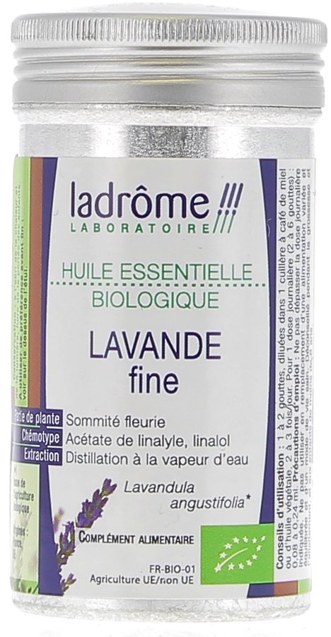 Huile essentielle lavande fine Bio Ladrôme - Flacon de 10 ml