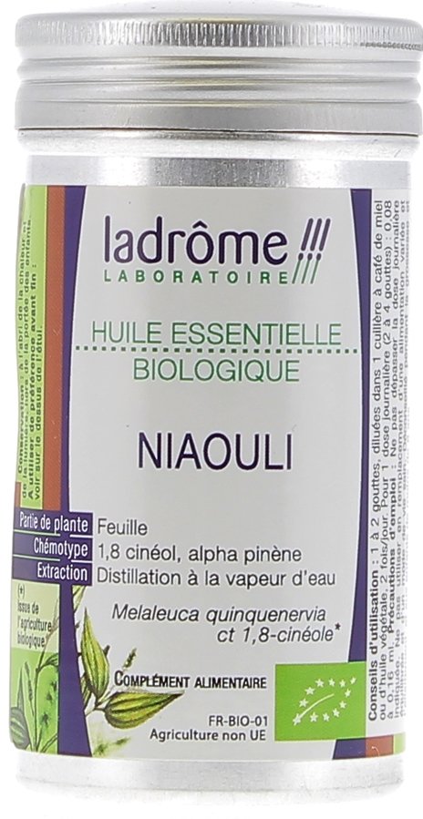 Huile essentielle niaouli Bio Ladrôme - flacon de 10 ml