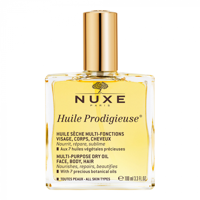 Huile prodigieuse huile sèche visage, corps et cheveux Nuxe - flacon de 100 ml