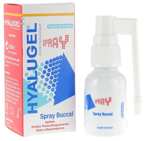 Hyalugel spray buccal - spray de 20 ml