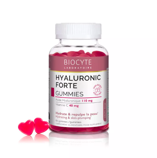 Hyaluronic Forte gummies Biocyte - pot de 60 gommes