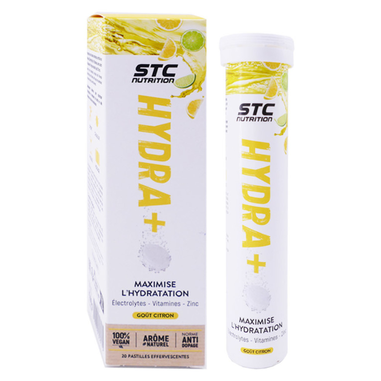 Hydra+ goût citron STC Nutrition - tube de 20 pastilles