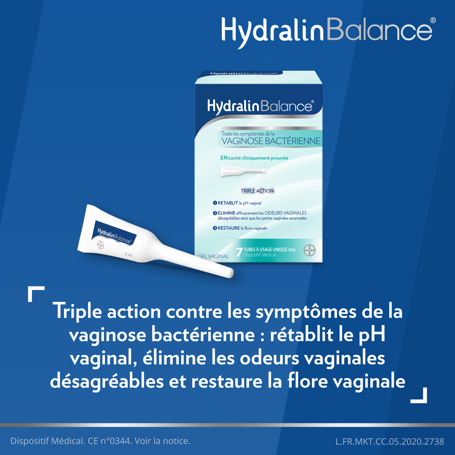 Hydralin Test Auto-Diagnostic Vaginal 1 Test
