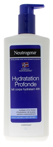 Hydratation profonde Lait corps hydratant 48h Neutrogena - flacon-pompe de 400ml