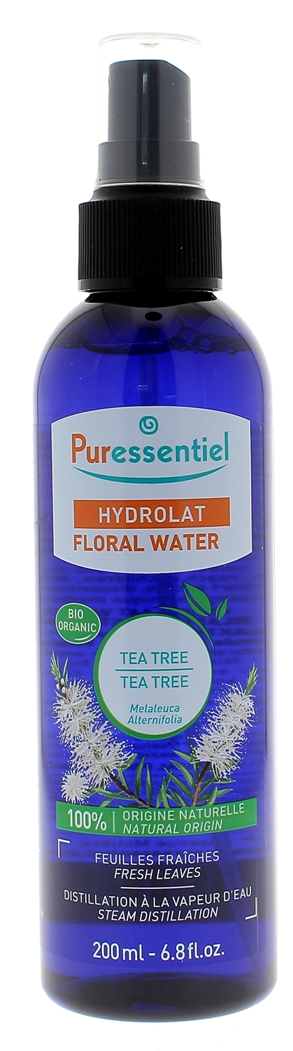 Hydrolat eau florale tea tree bio Puressentiel - peaux grasses à