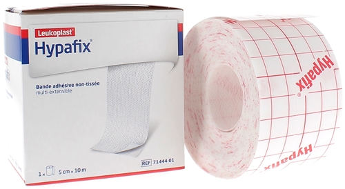 Hypafix Bande adhésive non tissée 10m x 5cm Bsn Médical - une bande