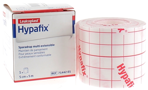 Hypafix Sparadrap multi-extensible 5cmx5m Leukoplast - maintien des  pansements