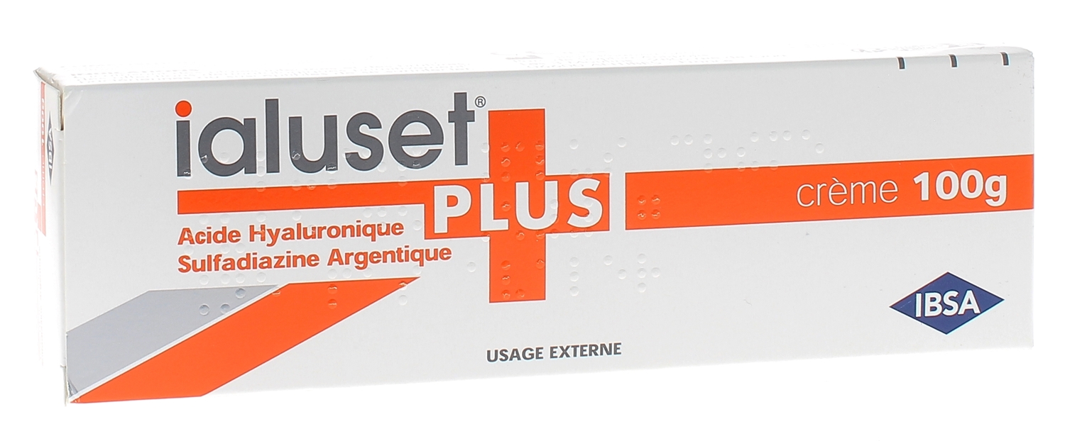 Ialuset Plus crème soin cicatrisant brûlures