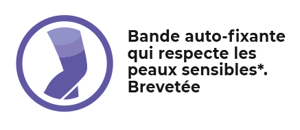bas de contention homme bande auto fixante