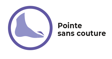 chaussettes de contention sans couture à la pointe du pied