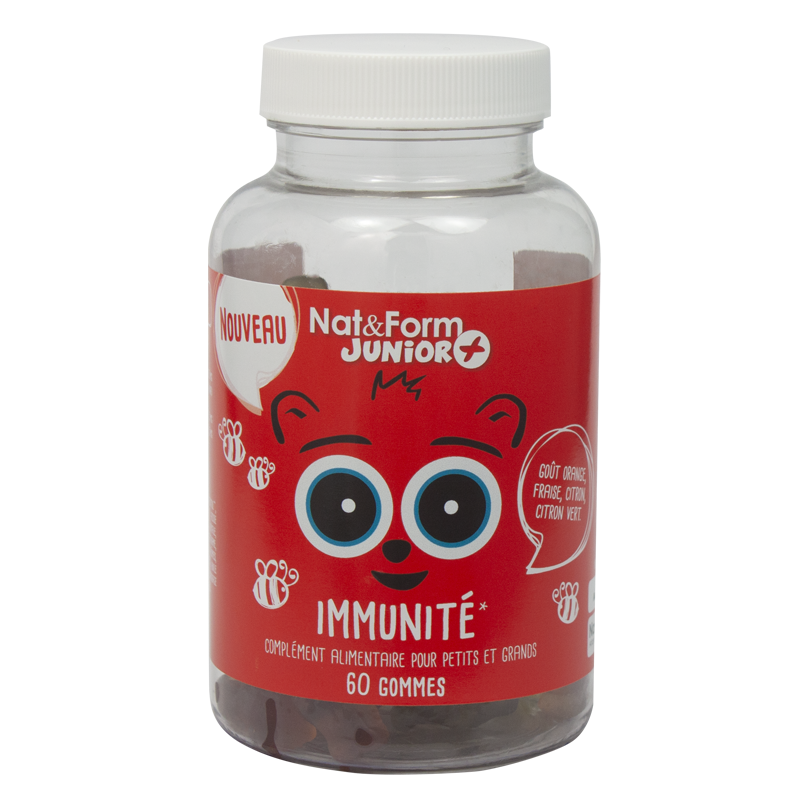 Immunité junior Nat & Form - pot de 60 gommes