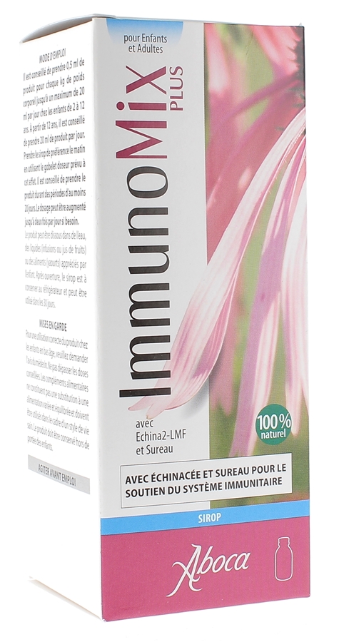 ImmunoMix Plus Sirop Aboca - Flacon de 210 g