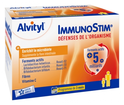 ImmunoStim défenses de l'organisme Alvityl - boîte de 30 sticks