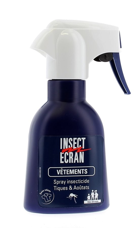 Insect Ecran Vêtements Spray Insecticide Tiques et Aoûtats