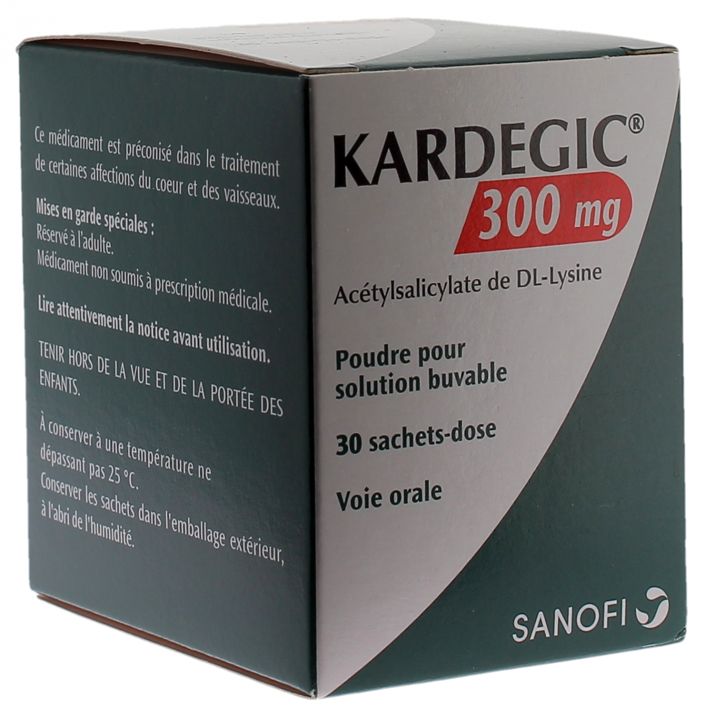 Kardegic 300 mg poudre pour solution buvable - boite de 30 sachets-dose