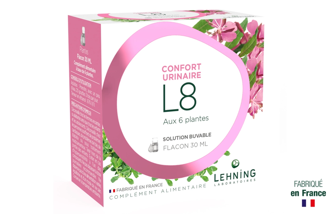L8 confort urinaire Lehning - flacon de 30 ml