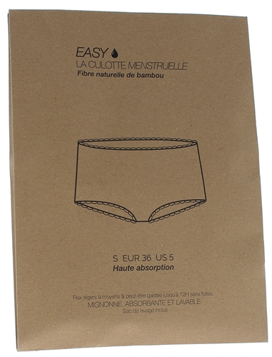 La culotte menstruelle haute absorption Easy - 1 culotte