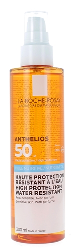 Anthelios XL Huile nutritive invisible SPF 50+ La Roche-Posay - spray de 200 ml