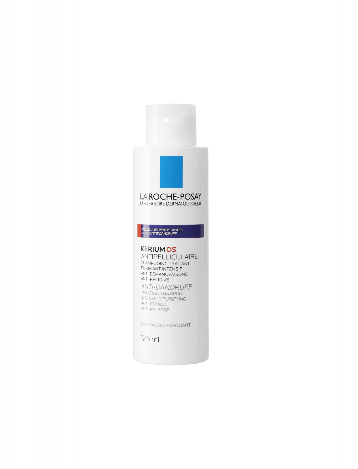 Kerium DS antipelliculaire intensif shampooing cure micro-exfoliant La Roche-Posay - flacon de 125 ml