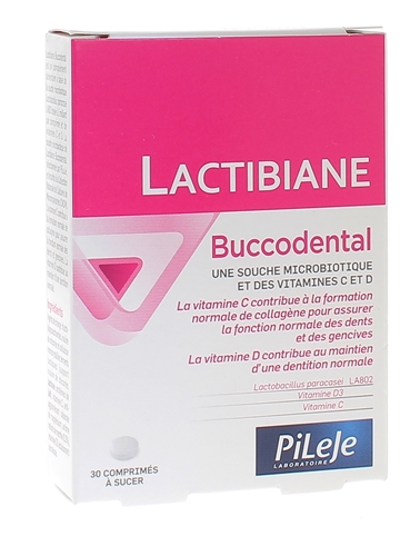 Lactibiane Buccodental Pileje - boîte de 30 comprimés