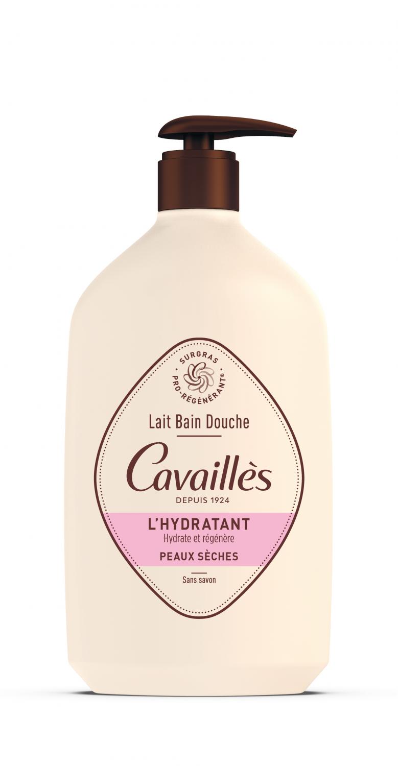 Lait bain et douche Hydratant peaux sèches Rogé Cavaillès - flacon de 1 L