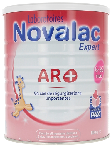 Lait anti-régurgitation Digest AR+ 6-36 mois Novalac - pot de 800g