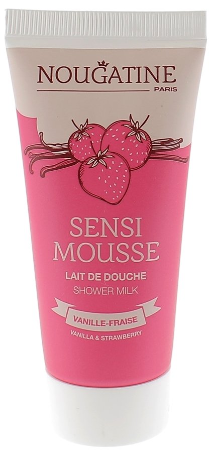 Lait de Douche Sensi Mousse parfum vanille-fraise Nougatine - tube de 30 ml