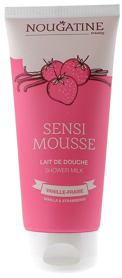 Lait de douche sensimousse parfum vanille fraise Nougatine - tube de 200 ml