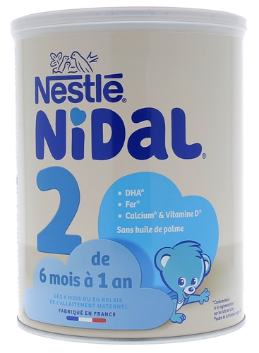 Acheter Nestlé - NIDAL Lait bébé en poudre 1er âge, 0-6 mois, 800g
