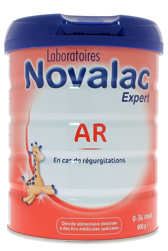 Lait en poudre AR 0-36 mois Novalac Expert - pot de 800 g