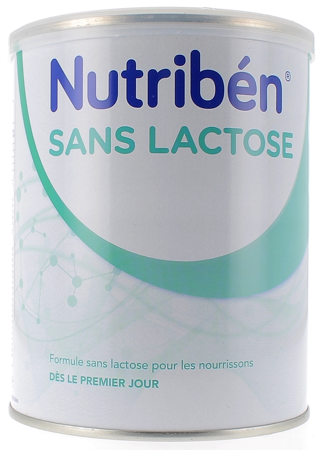 Lait en poudre bébé sans lactose Nutriben - 400 g