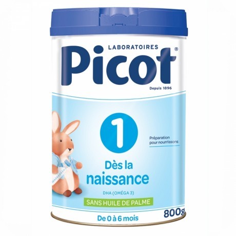 Lait poudre 1er âge standard Picot - boite de 800g