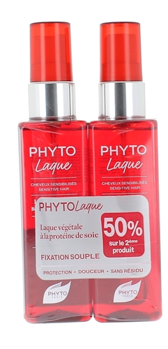 Laque végétale fixation souple Phyto Paris - lot de 2 sprays de 100 ml