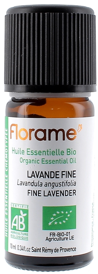 Lavande fine huile essentielle bio Florame - flacon de 10 ml