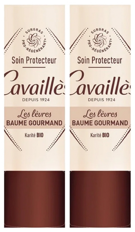 Les Lèvres Baume gourmand Rogé Cavaillès - lot de 2 sticks de 5,5 ml