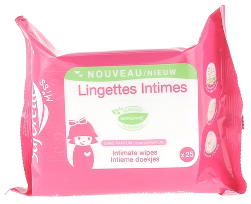 Lingettes intimes hypoallergéniques Saforelle sans parfum