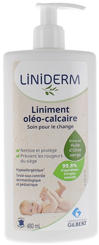 Liniment oléo-calcaire à l'huile d'olive Gilbert formule stabilisée