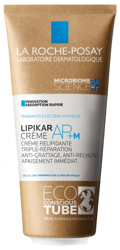 Lipikar AP+ M Crème relipidante La Roche-Posay - tube éco-responsable de 200ml