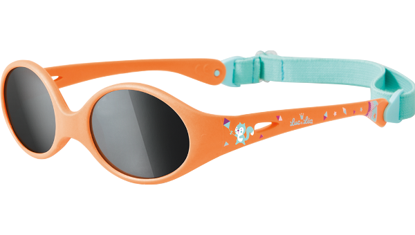 Lunettes solaires catégorie 4 1-3 ans orange Luc et Léa - 1 paire de lunettes