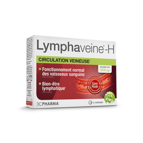 Lymphaveine-H circulation 3C Pharma - boîte de 15 comprimés